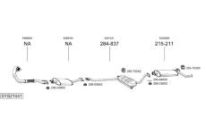 Výfukový systém BOSAL SYS21041