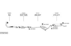 Výfukový systém BOSAL SYS21042