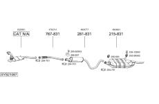 Výfukový systém BOSAL SYS21067