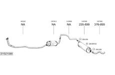 Výfukový systém BOSAL SYS21089