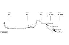 Výfukový systém BOSAL SYS21093