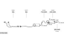 Výfukový systém BOSAL SYS21200