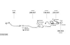 Výfukový systém BOSAL SYS21208