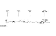 Výfukový systém BOSAL SYS21229
