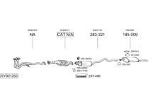 Výfukový systém BOSAL SYS21253