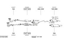 Výfukový systém BOSAL SYS21285