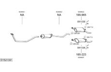 Výfukový systém BOSAL SYS21391