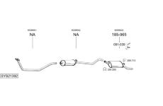 Výfukový systém BOSAL SYS21392