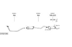 Výfukový systém BOSAL SYS21394