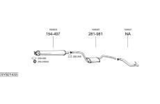 Výfukový systém BOSAL SYS21433