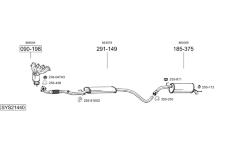 Výfukový systém BOSAL SYS21440