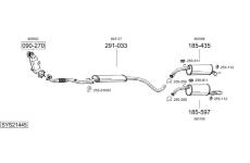 Výfukový systém BOSAL SYS21445