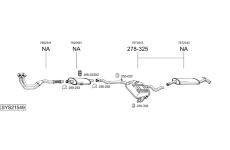 Výfukový systém BOSAL SYS21549