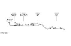 Výfukový systém BOSAL SYS21621