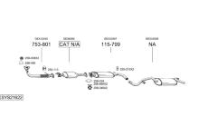 Výfukový systém BOSAL SYS21622