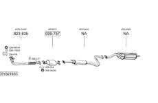 Výfukový systém BOSAL SYS21625