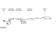 Výfukový systém BOSAL SYS21692