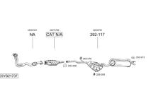Výfukový systém BOSAL SYS21737