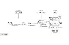 Výfukový systém BOSAL SYS21864
