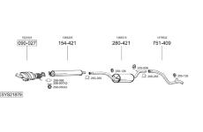 Výfukový systém BOSAL SYS21879