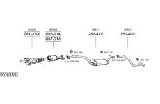 Výfukový systém BOSAL SYS21880