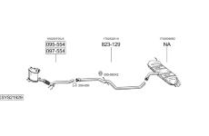 Výfukový systém BOSAL SYS21929