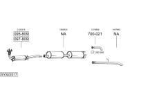 Výfukový systém BOSAL SYS22017