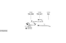 Výfukový systém BOSAL SYS22032