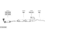 Výfukový systém BOSAL SYS22080