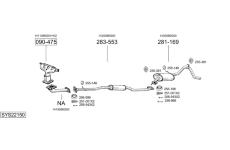 Výfukový systém BOSAL SYS22150