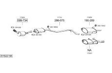Výfukový systém BOSAL SYS22158