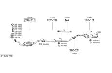 Výfukový systém BOSAL SYS22165