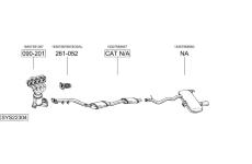 Výfukový systém BOSAL SYS22304
