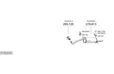 Výfukový systém BOSAL SYS22331