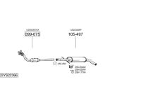 Výfukový systém BOSAL SYS22366