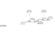 Výfukový systém BOSAL SYS22380