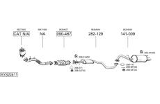 Výfukový systém BOSAL SYS22411