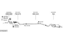 Výfukový systém BOSAL SYS22427