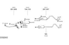 Výfukový systém BOSAL SYS22443