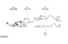 Výfukový systém BOSAL SYS22445