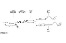 Výfukový systém BOSAL SYS22447