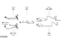 Výfukový systém BOSAL SYS22462