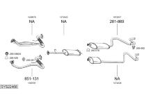 Výfukový systém BOSAL SYS22468