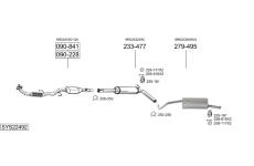 Výfukový systém BOSAL SYS22492