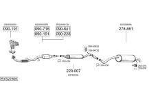 Výfukový systém BOSAL SYS22505