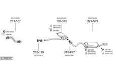 Výfukový systém BOSAL SYS22507