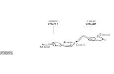 Výfukový systém BOSAL SYS22525