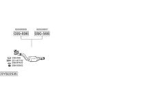 Výfukový systém BOSAL SYS22535