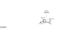 Výfukový systém BOSAL SYS22561