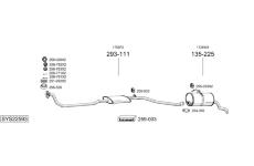 Výfukový systém BOSAL SYS22593